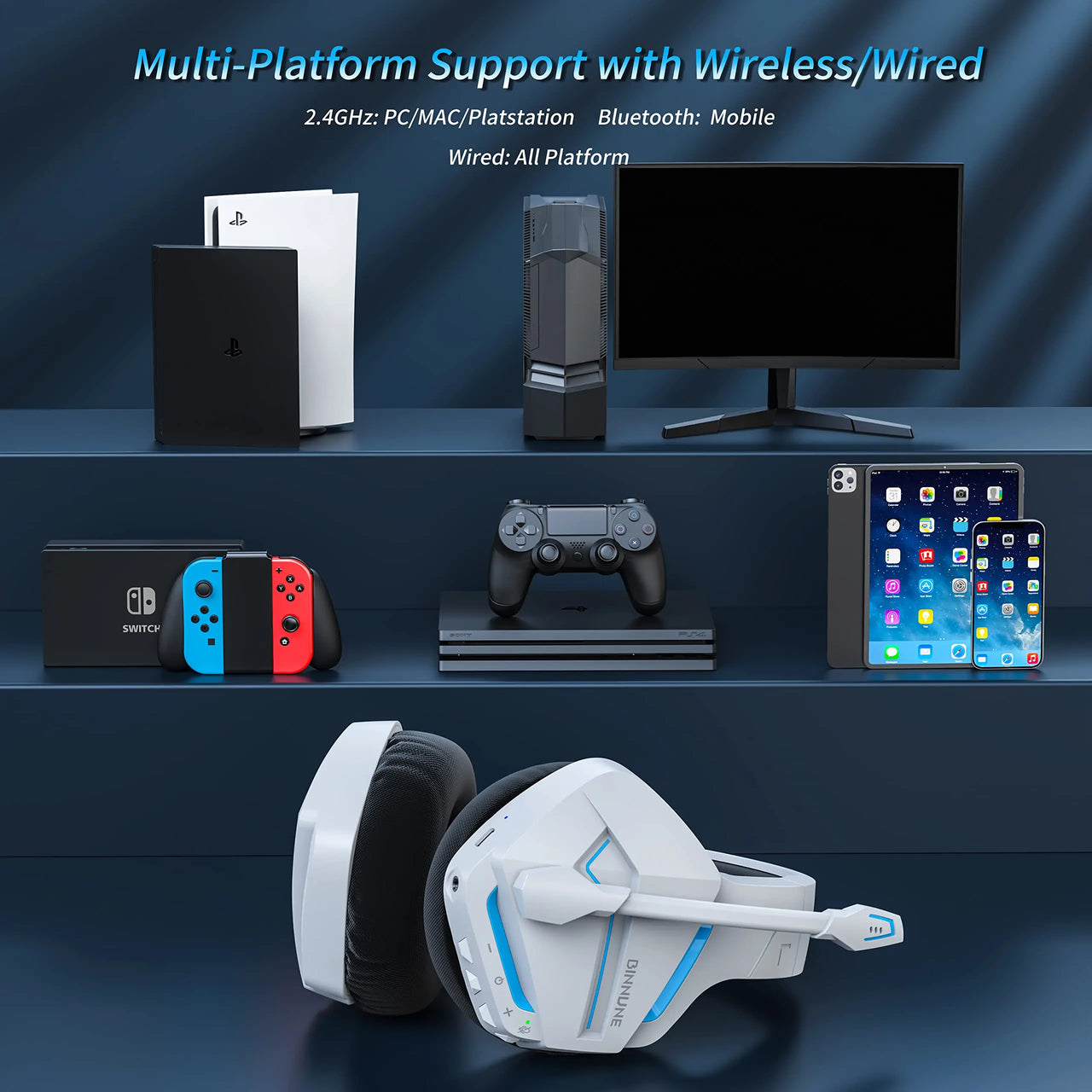 TGW ShadowWave BW01 Wireless Gaming Headset